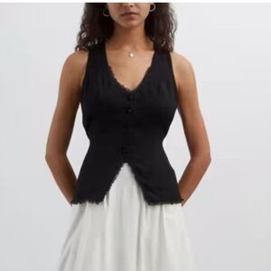 Reformation Skylar Top Black